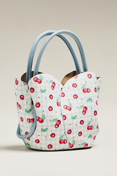 Melie Bianco Tulip Top-Handle Crossbody Tote