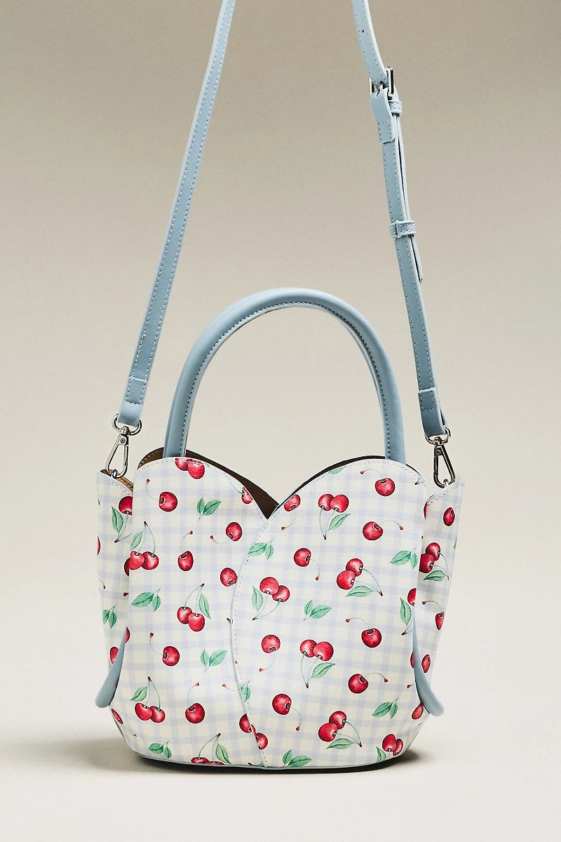 Melie Bianco Tulip Top-Handle Crossbody Tote