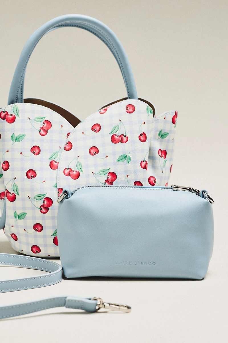 Melie Bianco Tulip Top-Handle Crossbody Tote
