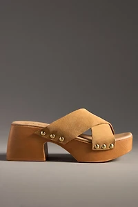 Matisse Venice Suede Open-Toe Platform Sandals