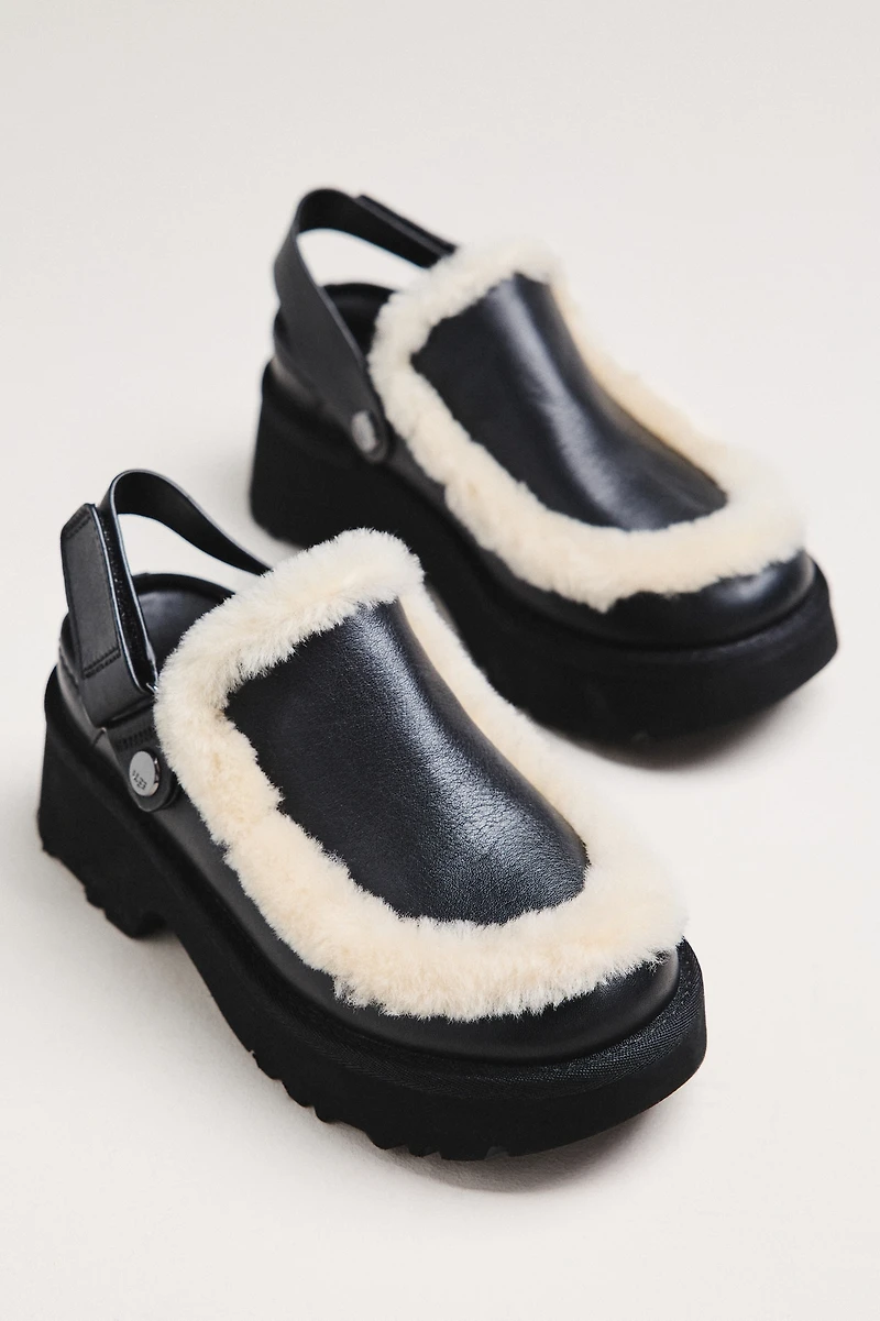 UGG Esme Leather Slingback Clogs