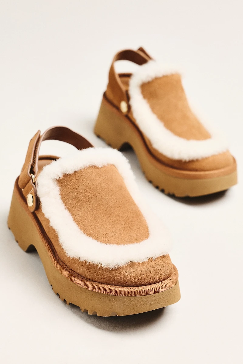 UGG Esme Suede Slingback Clogs