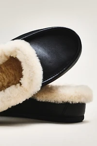 UGG Ansley Leather Mule Slippers