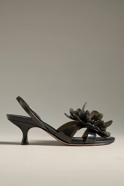 Farm Rio Flower Jelly Kitten Heels