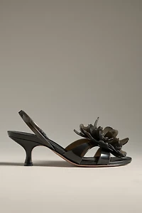 Farm Rio Flower Jelly Kitten Heels
