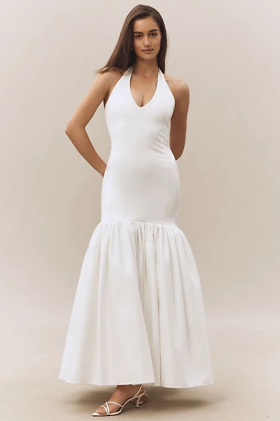 Delfi Collective Isha Halter Fit & Flare Maxi Dress