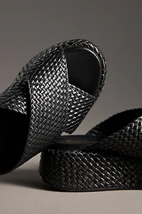 Seychelles Key West Woven Platform Slide Sandals