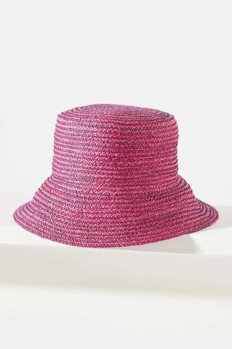 Lola Hats Piquillo Straw Bucket Hat
