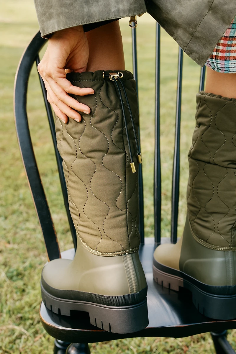 Barbour Marnie Quilted Wellington Boots