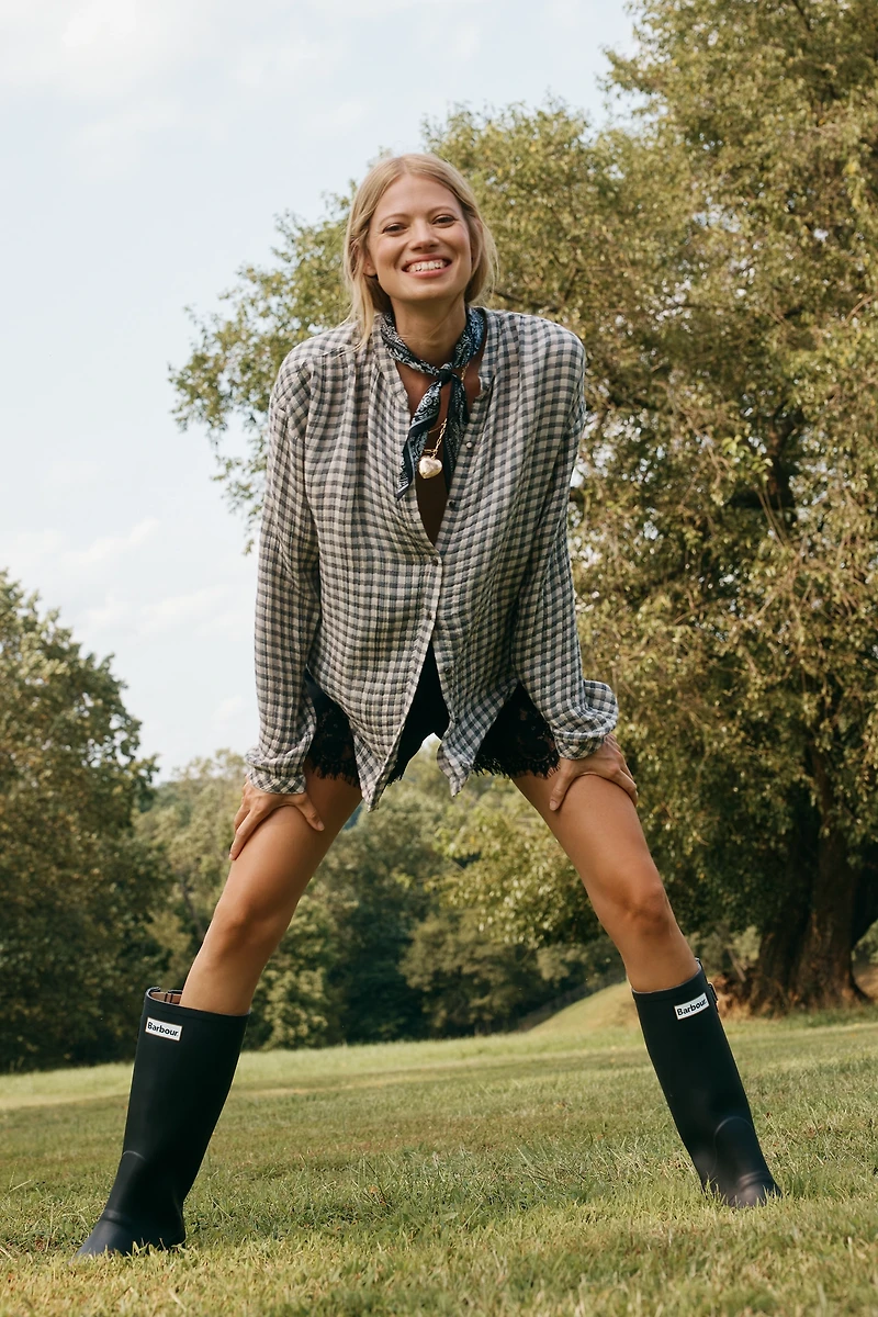 Barbour Leighton Tall Wellington Boots