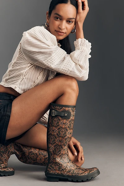 Barbour x Farm Rio Cami Printed Wellington Boots