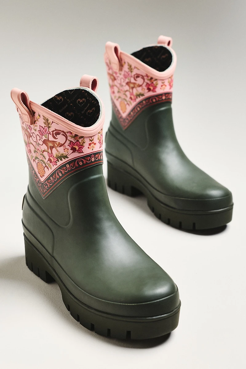 Barbour x Farm Rio Wellington Boots