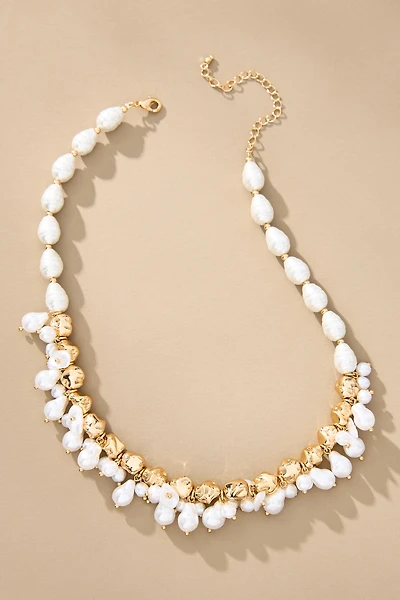 Beaded Pearl Necklace