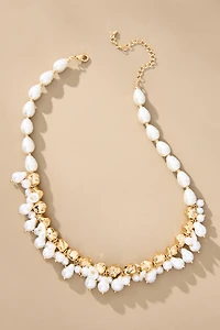 Beaded Pearl Necklace