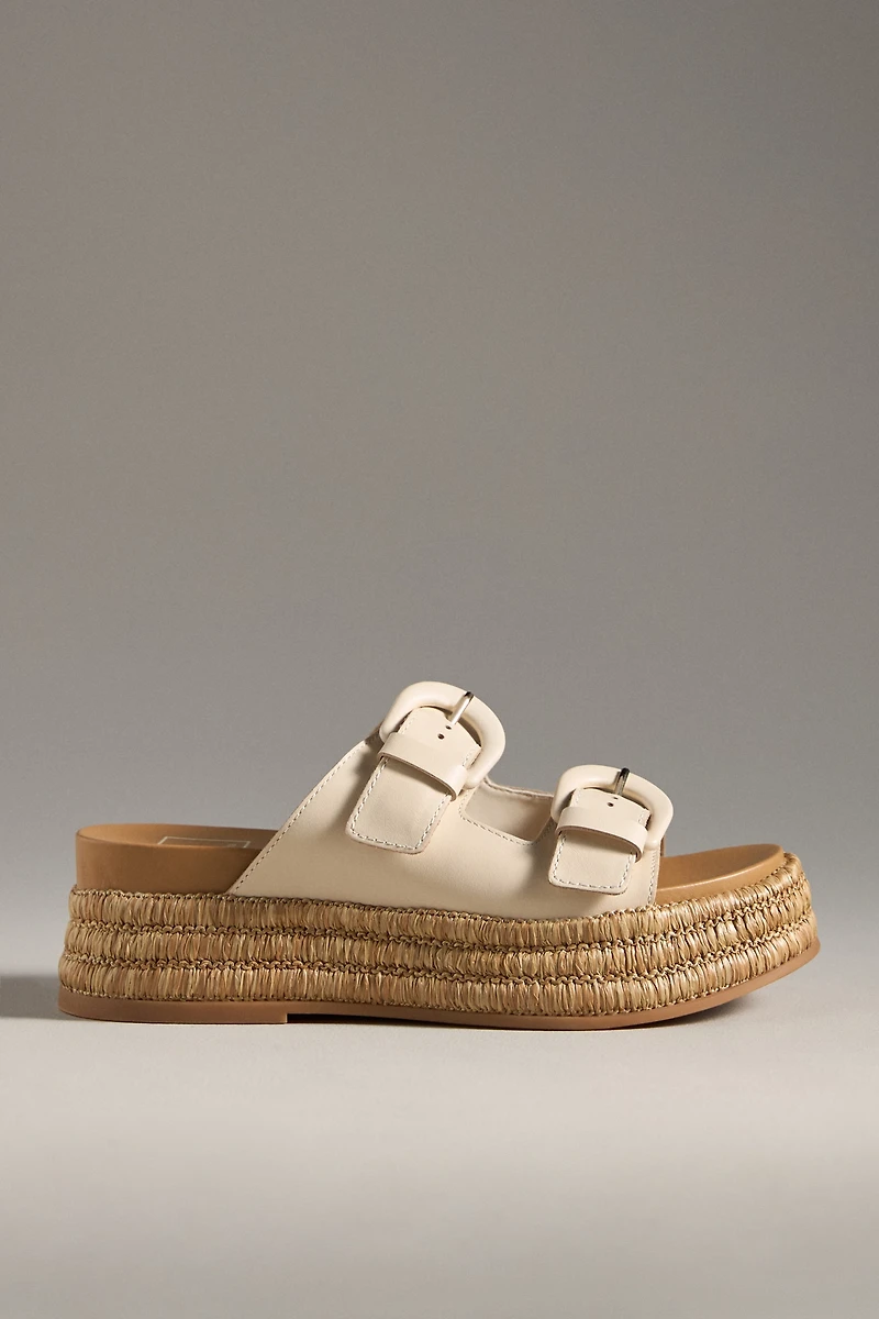 Dolce Vita Witny Buckled Platform Slide Sandals