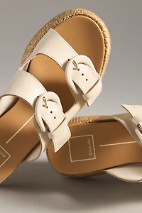 Dolce Vita Witny Buckled Platform Slide Sandals