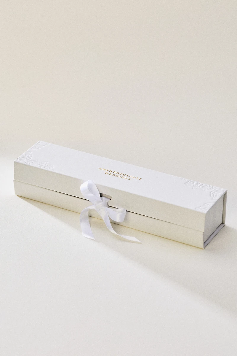 By Anthropologie Weddings Tennis Bracelet Gift Box