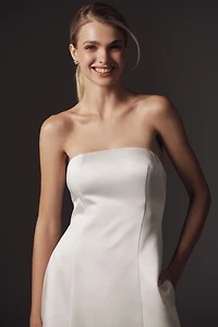 Mare Piper Strapless Fit & Flare Maxi Dress