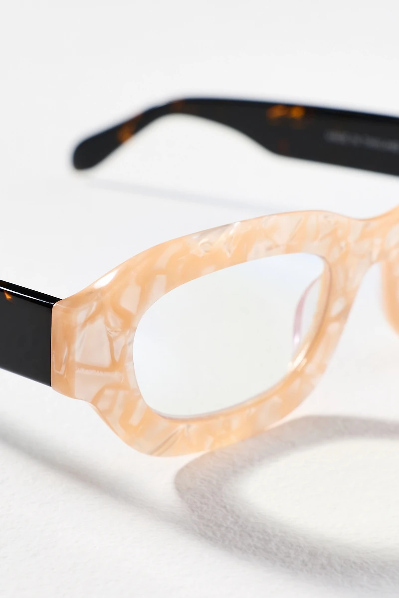 Elite Eyewear Chunky Translucent Blue Light Readers
