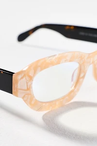 Elite Eyewear Chunky Translucent Blue Light Readers