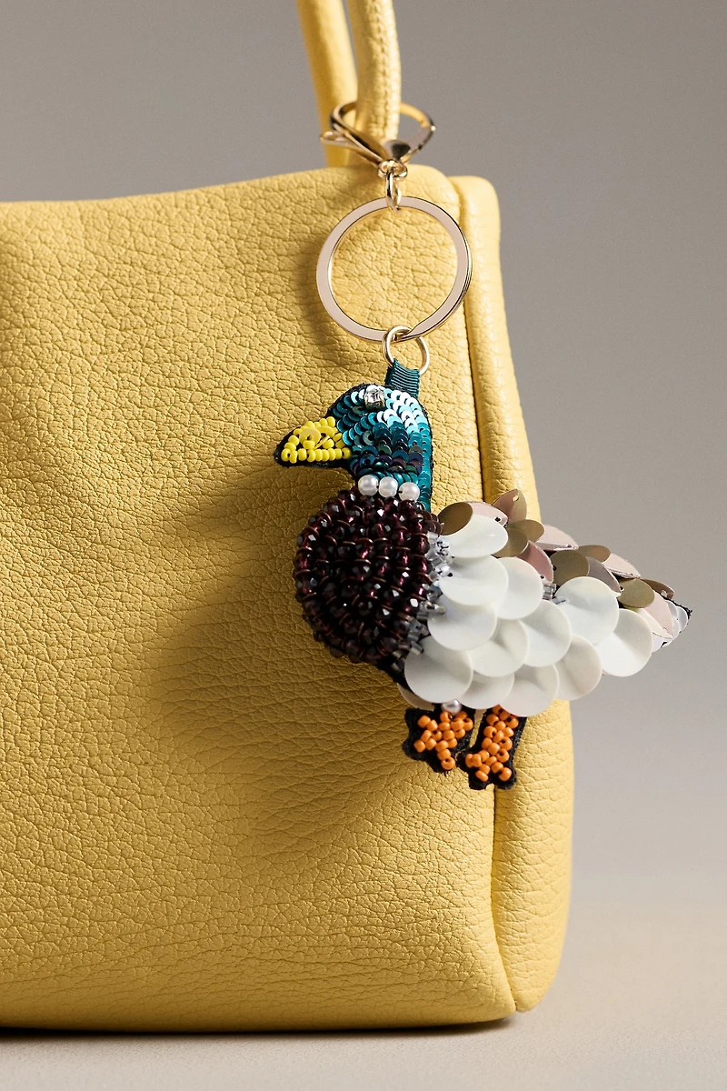 Beaded Duck Bag Charm