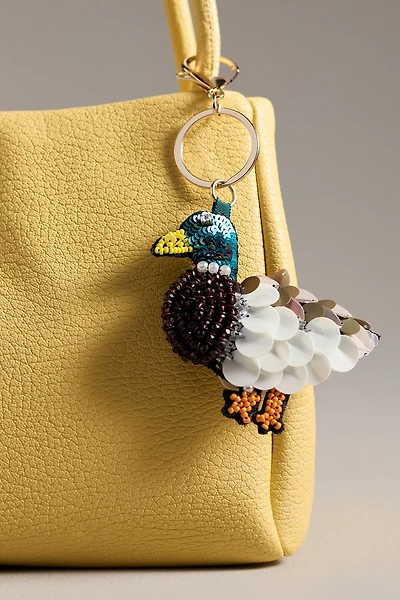 Beaded Duck Bag Charm
