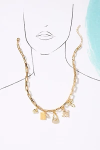 Boxbar Dainty The It Girl Charm Necklace