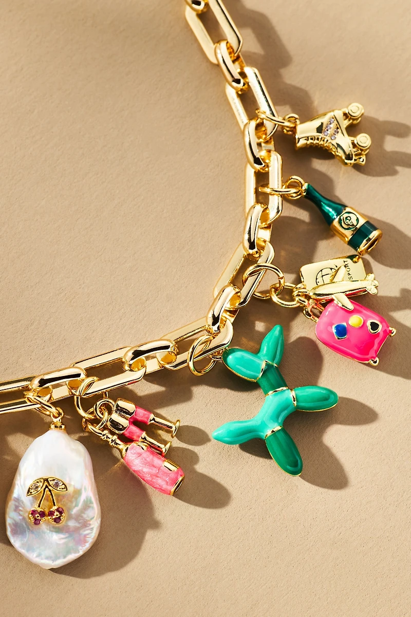Boxbar Jet Setter Charm Necklace