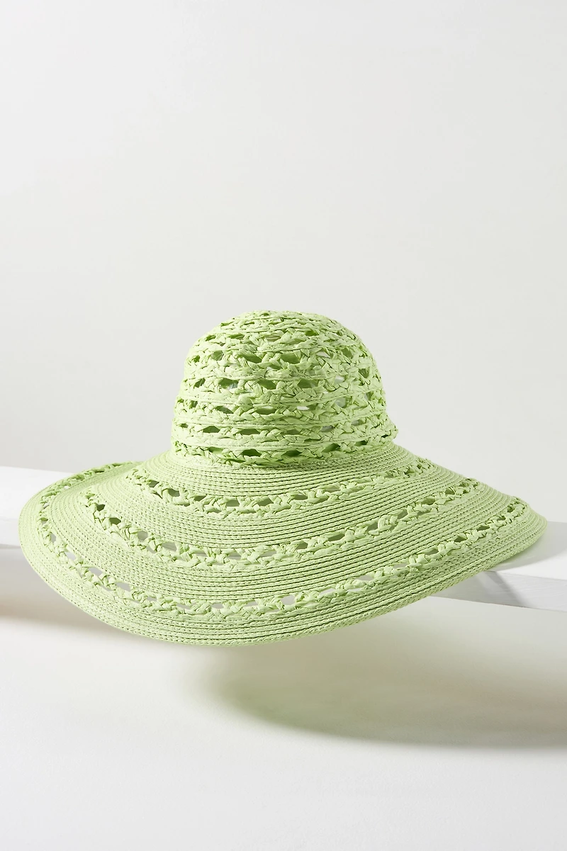 San Diego Hat Co. Sierra Straw Wide-Brim Floppy