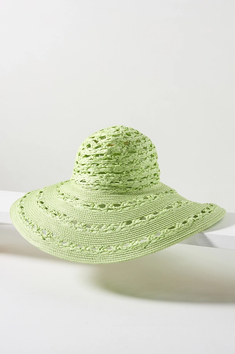 San Diego Hat Co. Sierra Straw Wide-Brim Floppy
