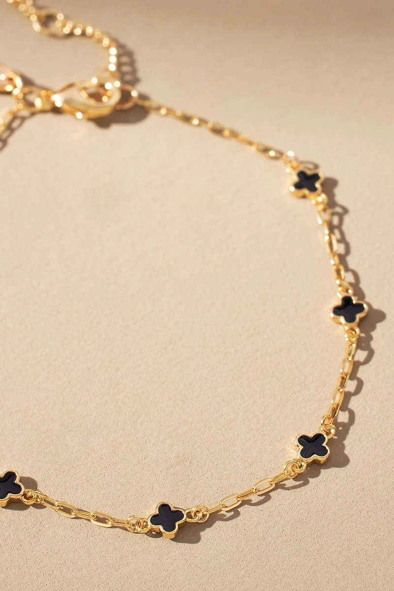Clover Chain Wrap Bracelet