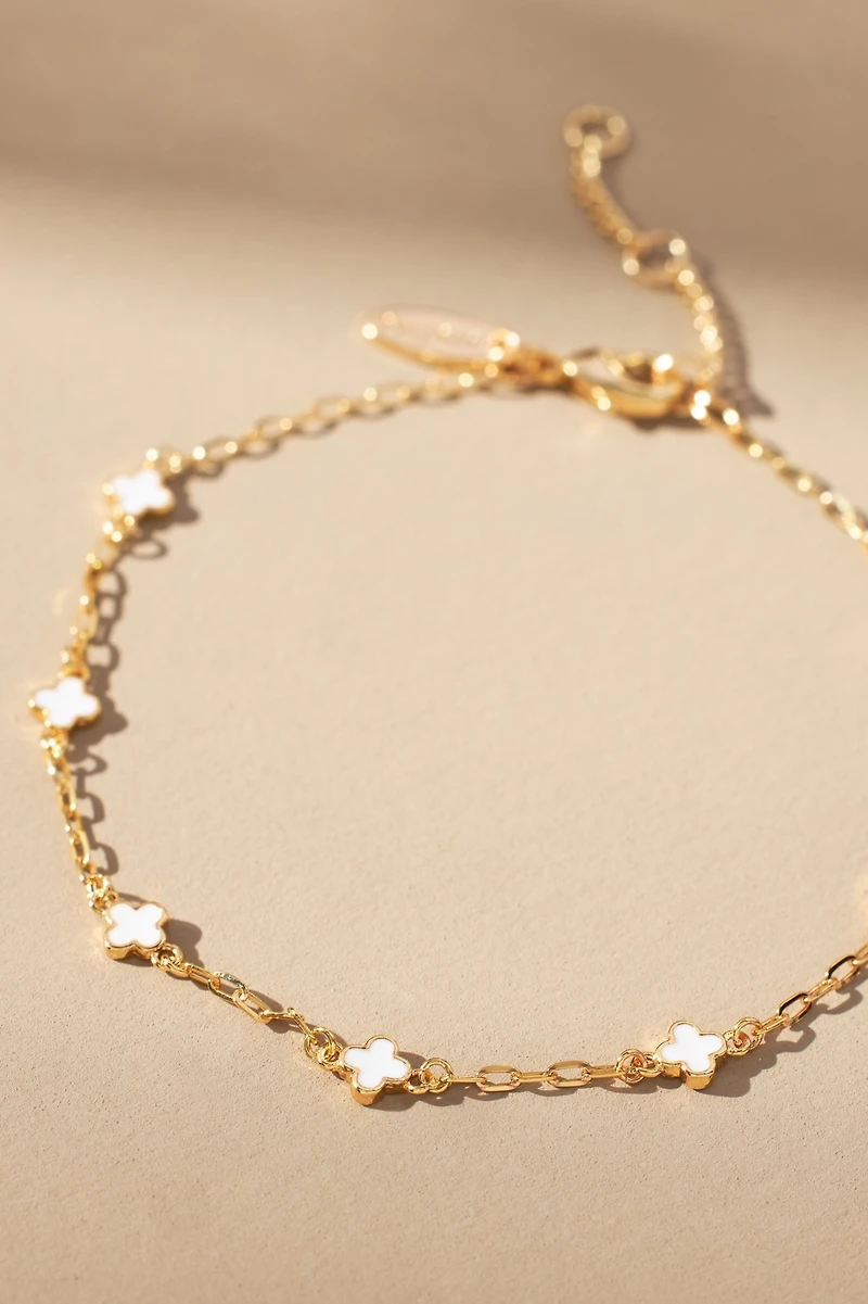 Clover Chain Wrap Bracelet