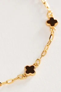 Clover Chain Wrap Bracelet