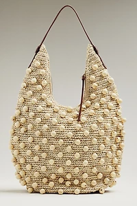 POOLSIDE Brighton Slouchy Beaded Shoulder Bag