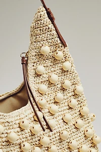 POOLSIDE Brighton Slouchy Beaded Shoulder Bag