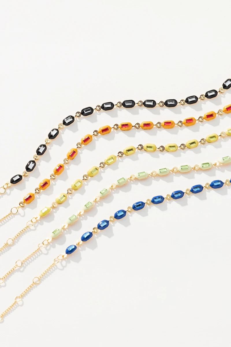 Linked Crystal Bracelet