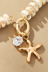 Beaded Cluster Charm Necklace