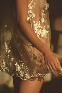Kilo Brava Floral Slip Mini Dress & Thong Set