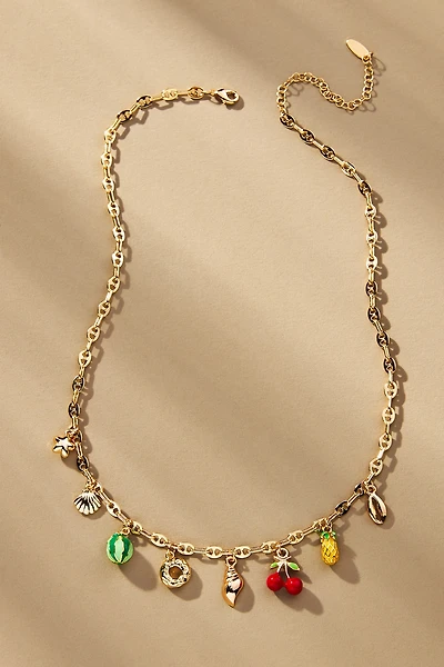 Fruit Icon Charm Necklace
