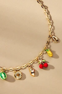 Fruit Icon Charm Necklace