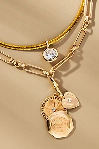 Layered Multi Charm Necklace