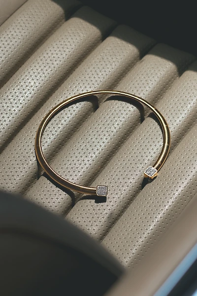 Pavé-Tip Collar Necklace
