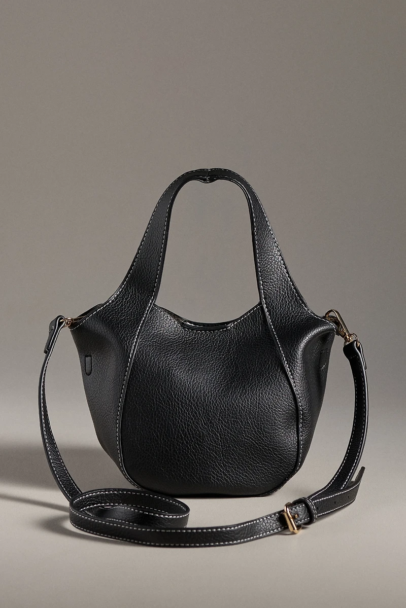By Anthropologie Mini Faux-Leather Tote