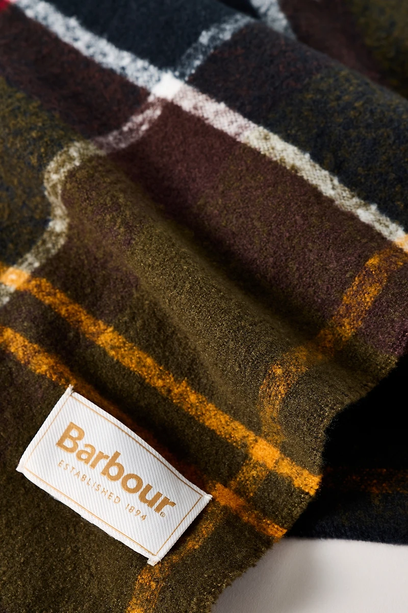 Barbour Deanna Classic Tartan Fringe Scarf