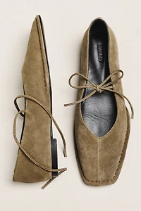 ALOHAS Sway Suede Ballet Flats