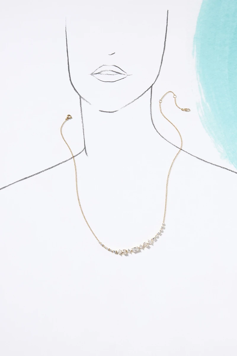 NADRI Rare Jewels Frontal Necklace