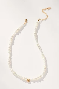 Pearl Monogram Necklace