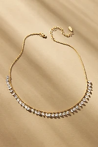 Glass Droplets Short Necklace
