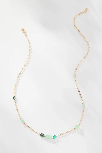 Spaced Crystals Necklace