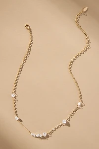 Spaced Crystals Necklace